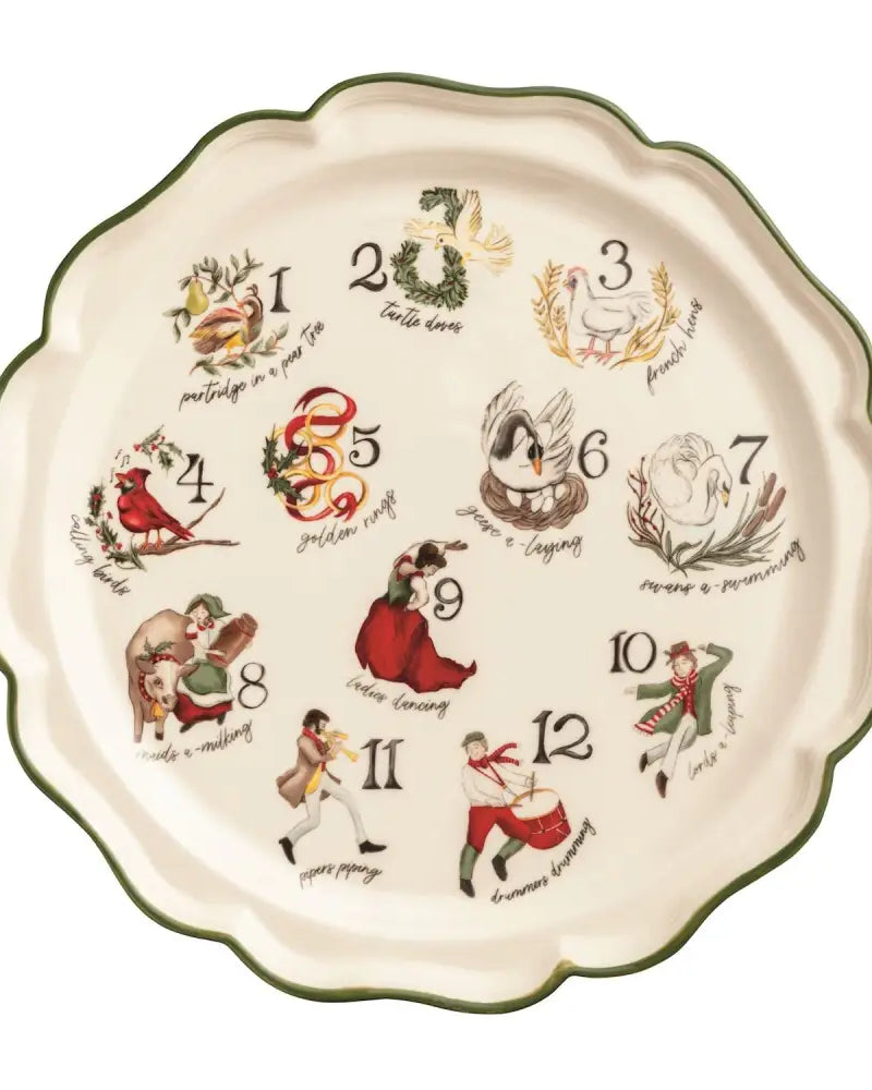 12 Day Of Christmas Platter - Christmas Platter