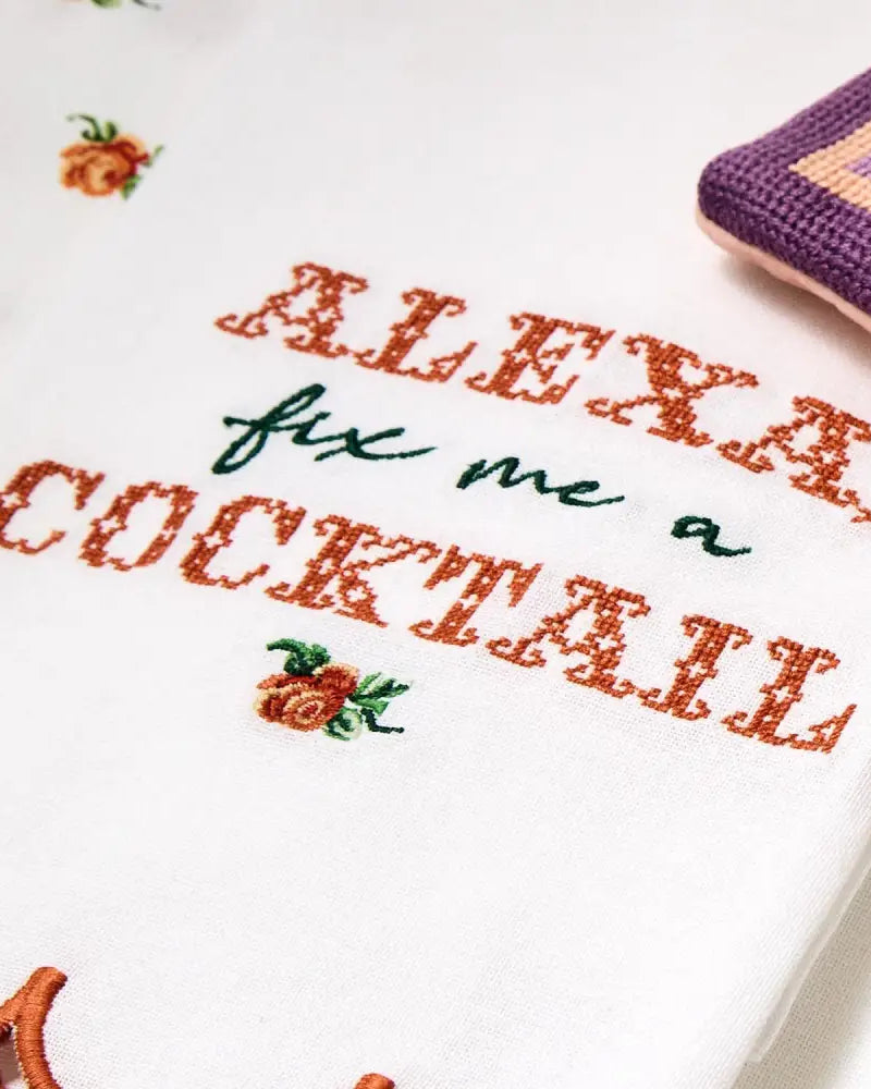 Alexa Kitchen Dish Towel - Fix Me a Cocktail - Dish Towel