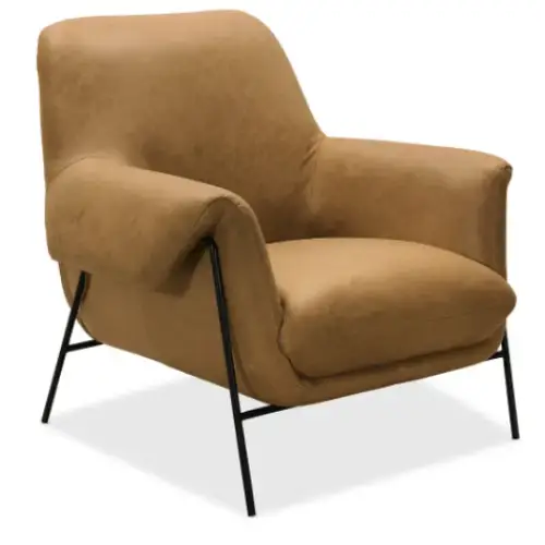 Ambroise Metal Frame Club Chair - Accent Chair