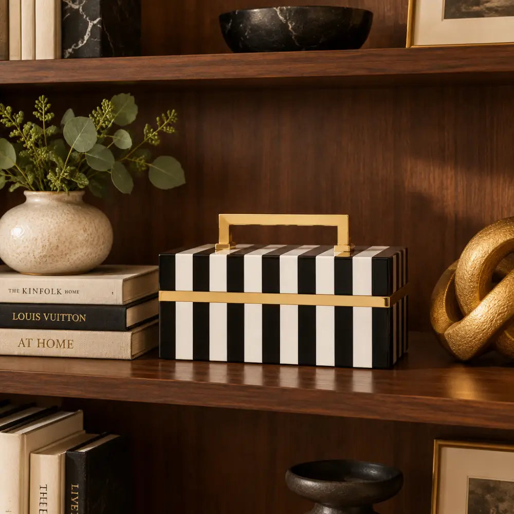 Audrey Box - Black - DECOR