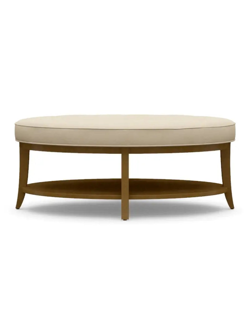 Avery Oval Ottoman - Ottoman