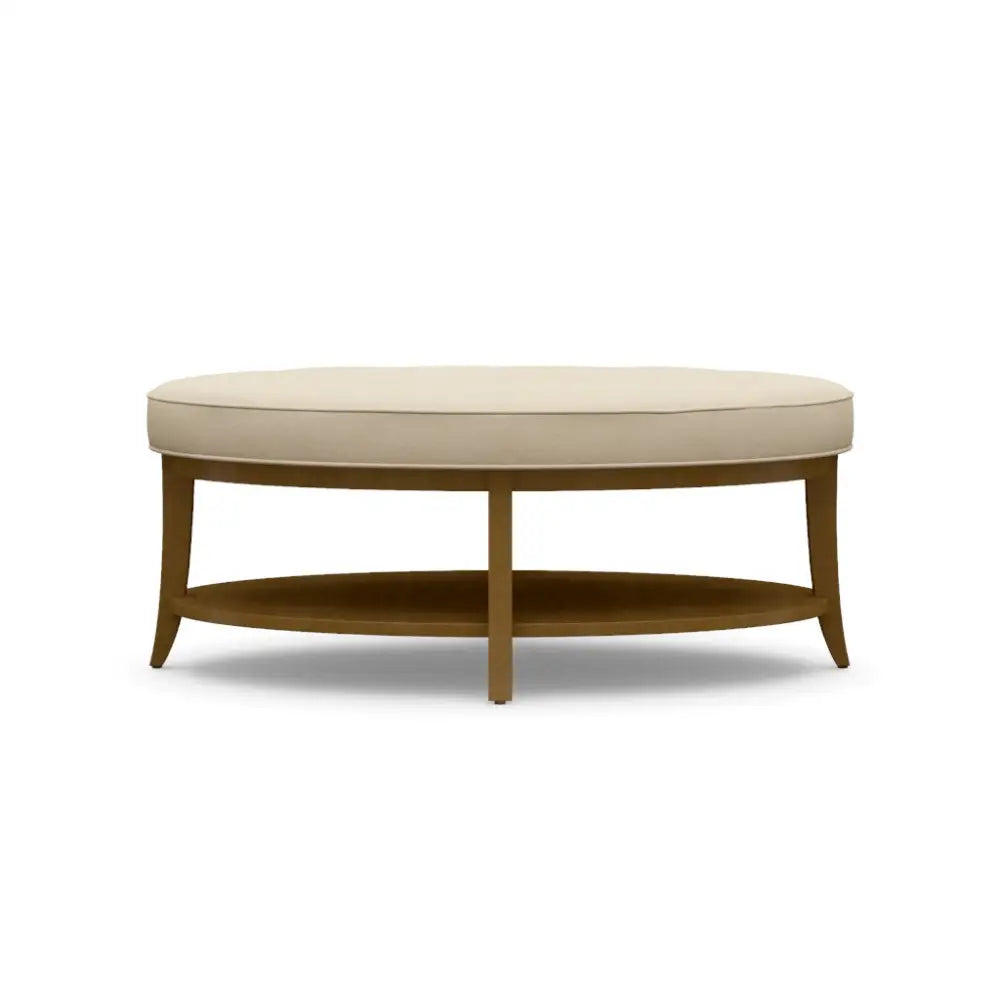 Avery Oval Ottoman - Ottoman