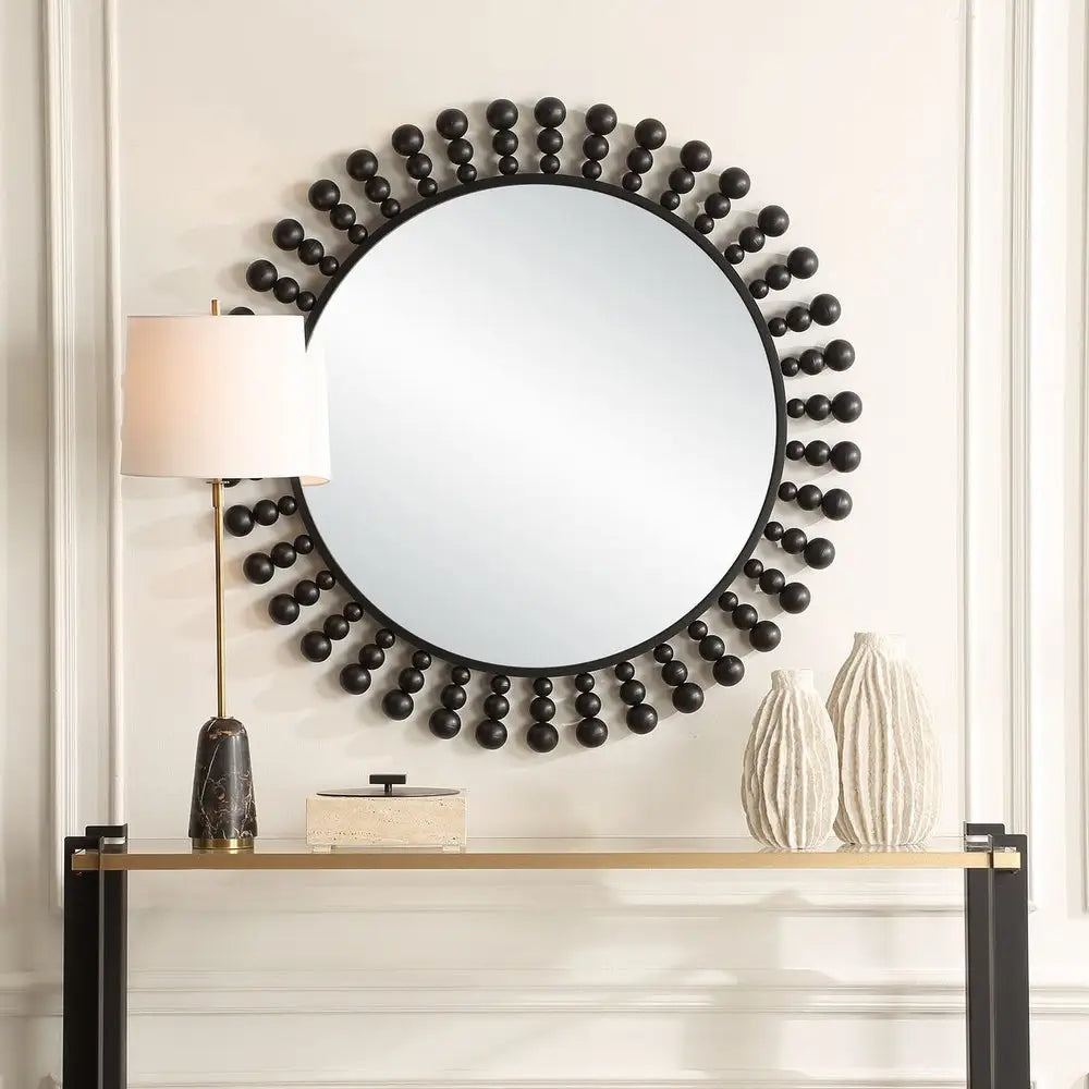 Aziel Round Mirror - ACCENT MIRROR