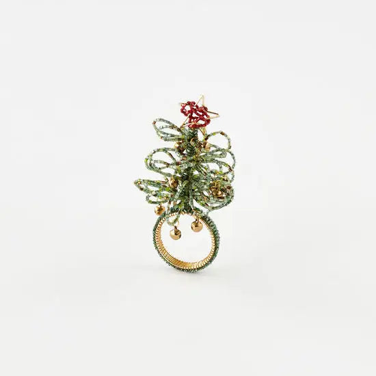 Beaded Tree Napkin Ring Napkin Rings