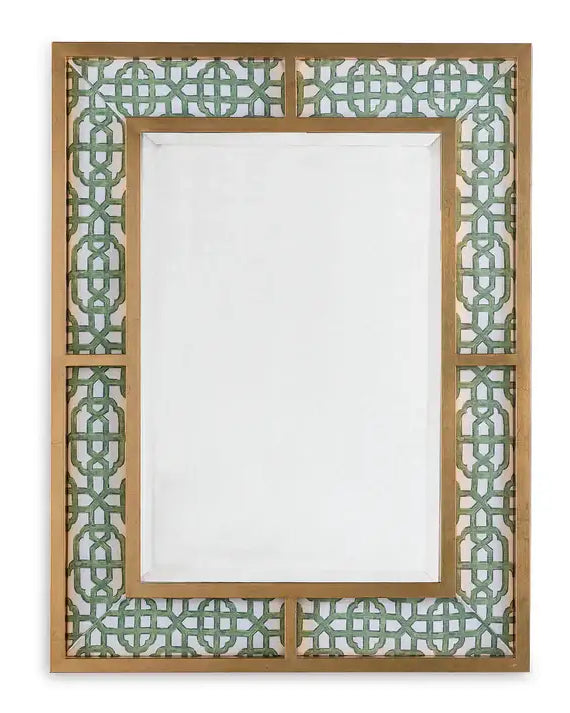 Bedford Mirror Gold ’Levens Trellis’ - Mirror