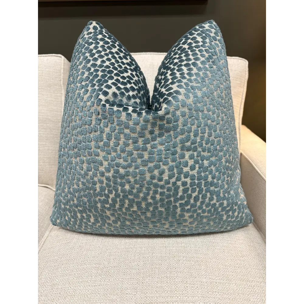 Bespeckled Teal Pillow - Throw Pillow
