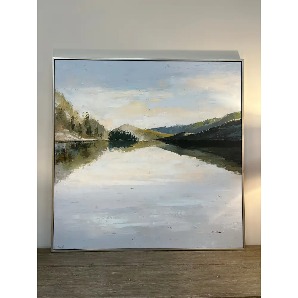 Between the Pines Oil - Original Artwork