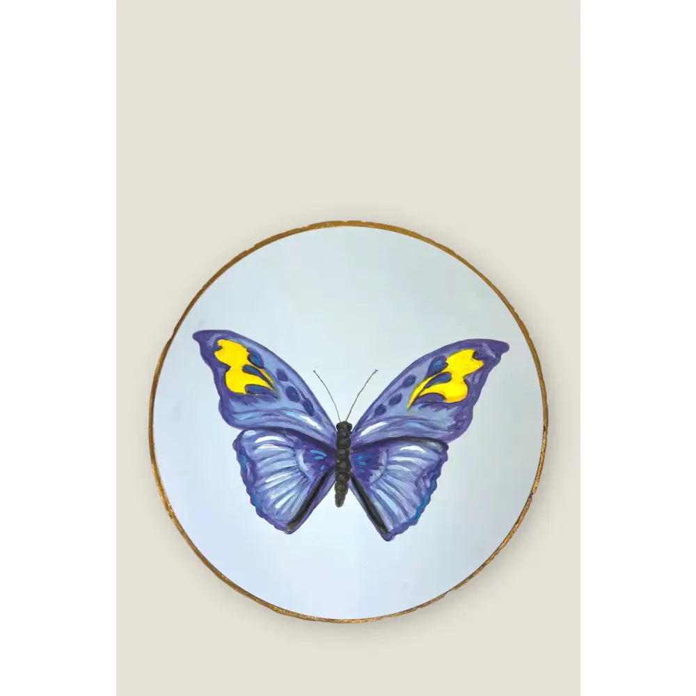 Blue Butterfly 8’’ Round - DECOR