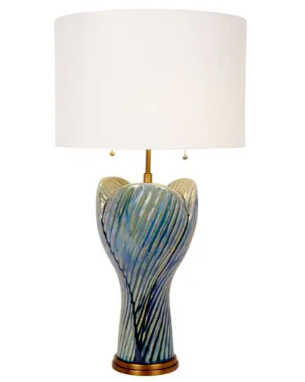 Blue Tulip Table Lamp - Table Lamp