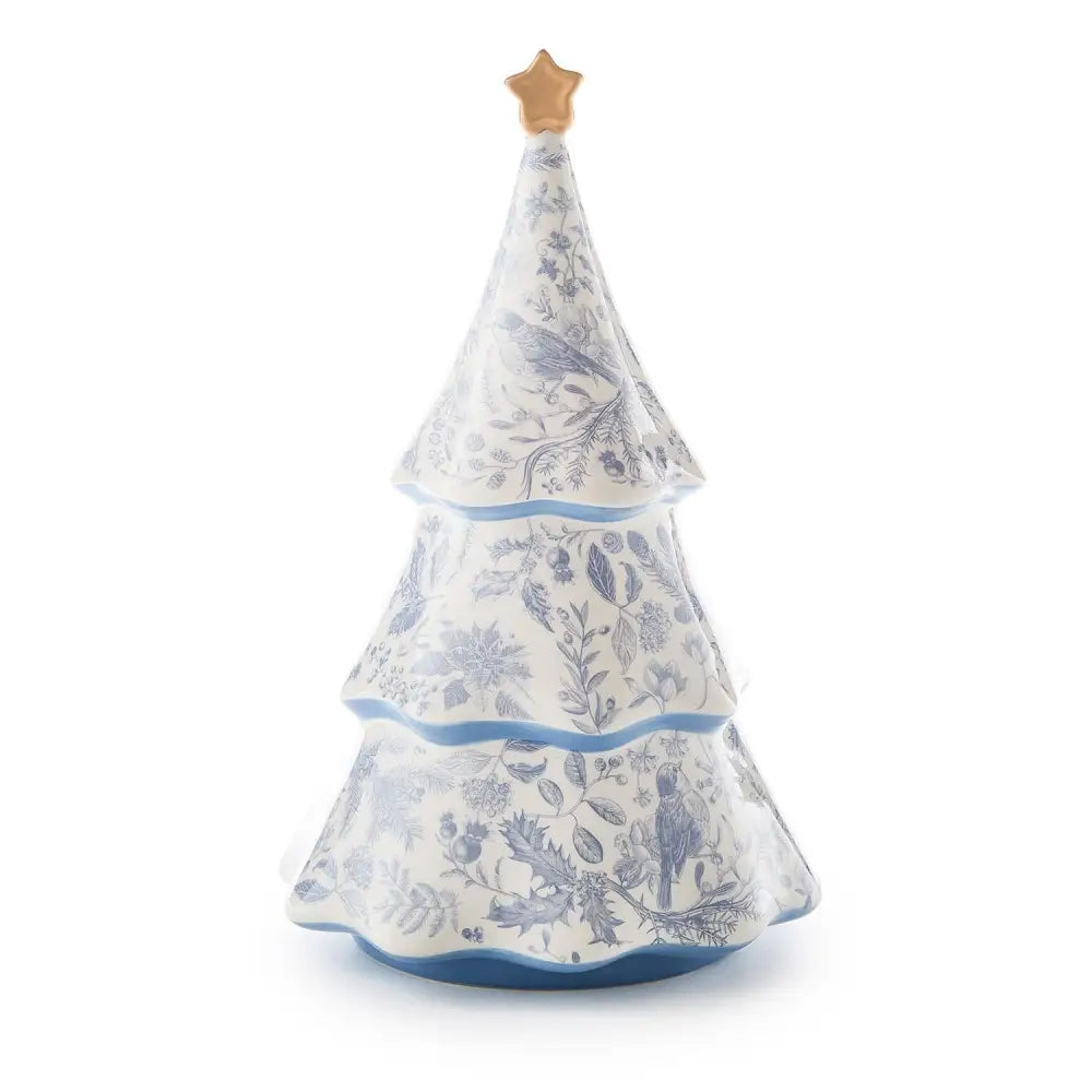 Blue & White Christmas Tree - Christmas Decor