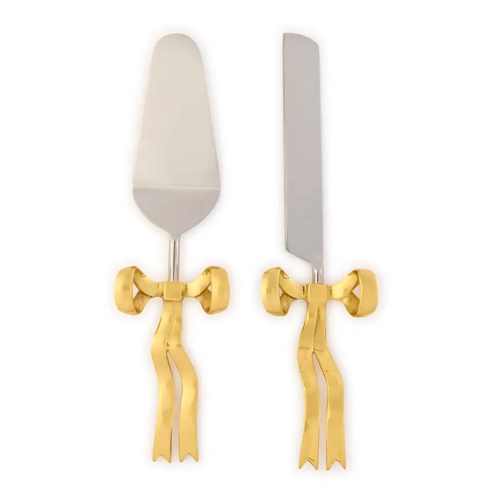 Bow 2pc Cake Server Set - wedding gift