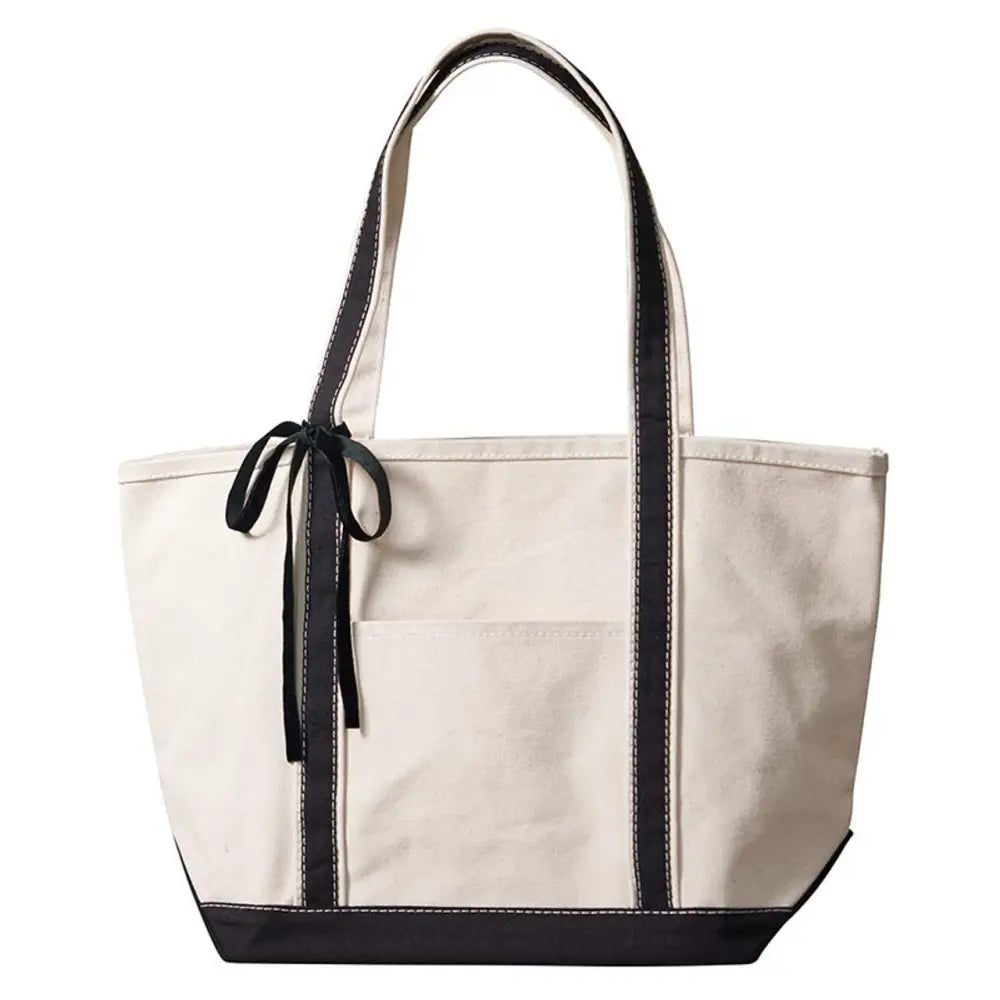 Bow Luxe Canvas Tote Medium CHRISTMAS BAG
