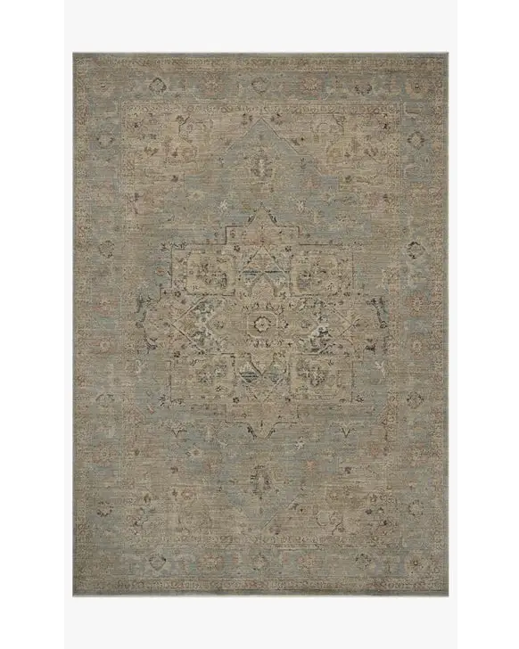 Briar Rug - Sky/Moss - Sample - Area Rugs