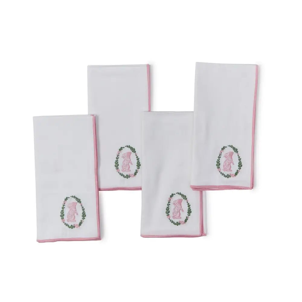 BUNNY NAPKINS Set of 4 - EASTER