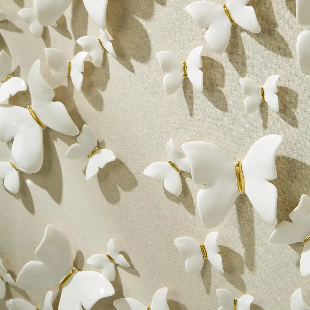 Butterflies in Bloom Shadow Box - Wall Decor