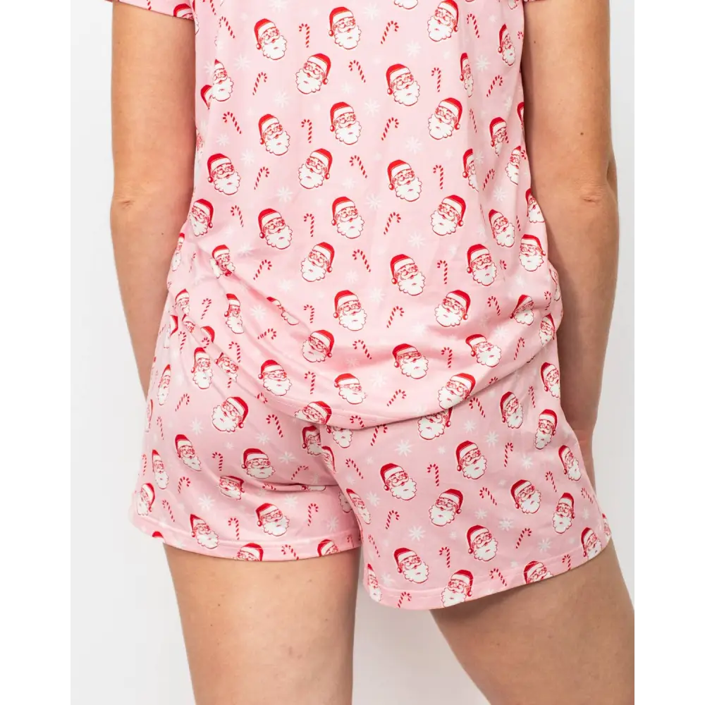 Candy Cane Cutie Sleep Shorts Light Pink/Red/White -Asst.