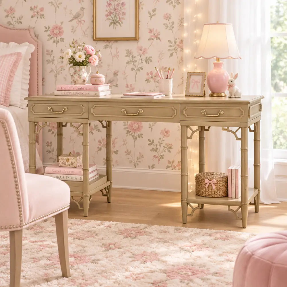 Chelsea Pedestal Desk - Desk