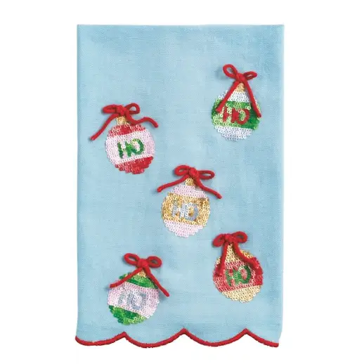 Christmas Sequin Towels - Ornament - Christmas