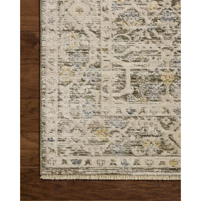 Clarisse Area Rug -Blue/Beige (Copy) - SAMPLE / Olive/Ivory - Area Rugs