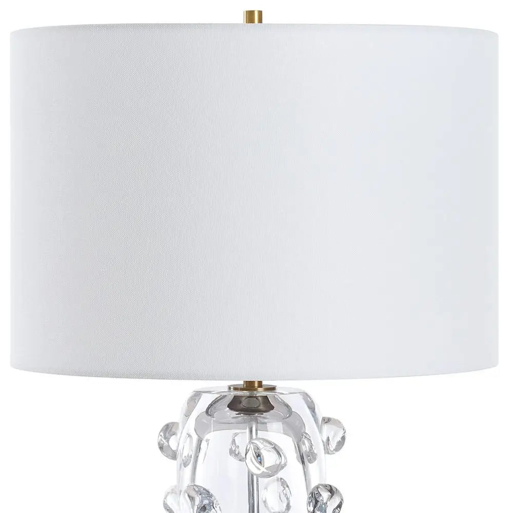 Clear Glass Bubble Lamp - Table Lamp