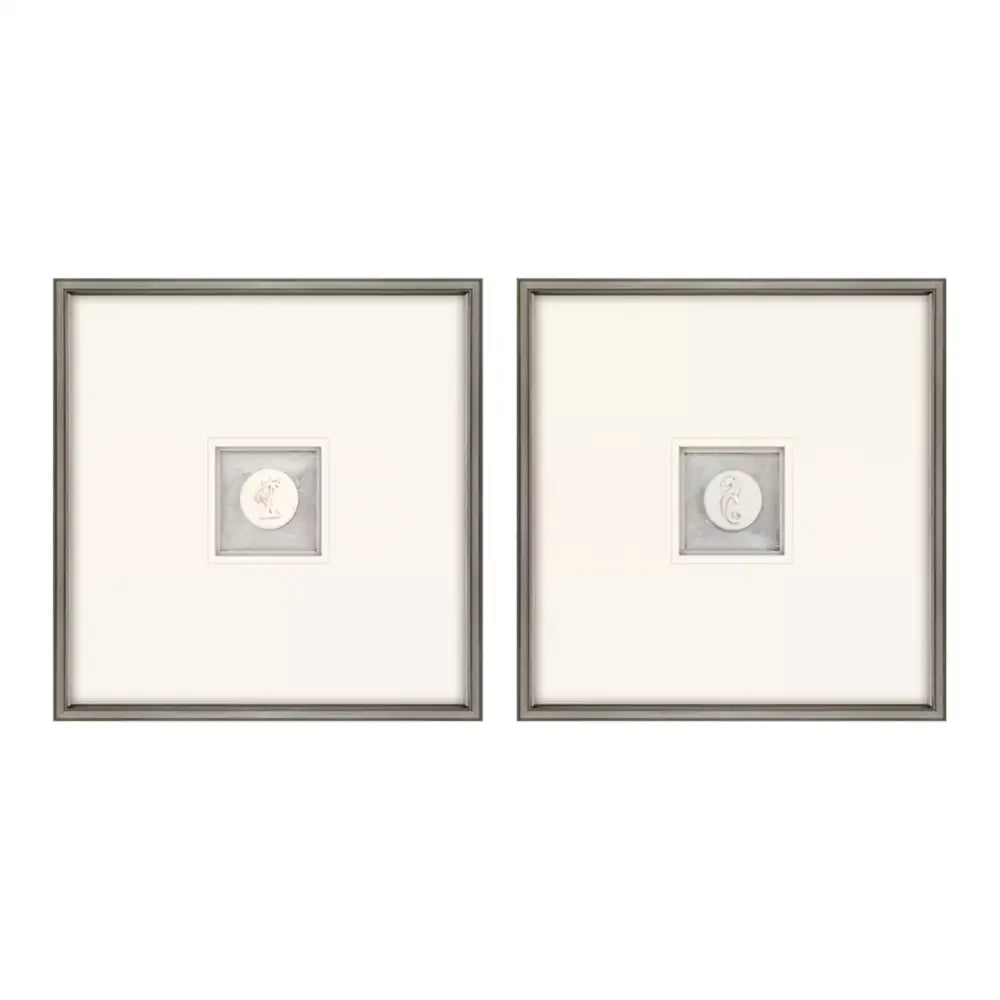 Coastal Intaglio III - Wall Decor