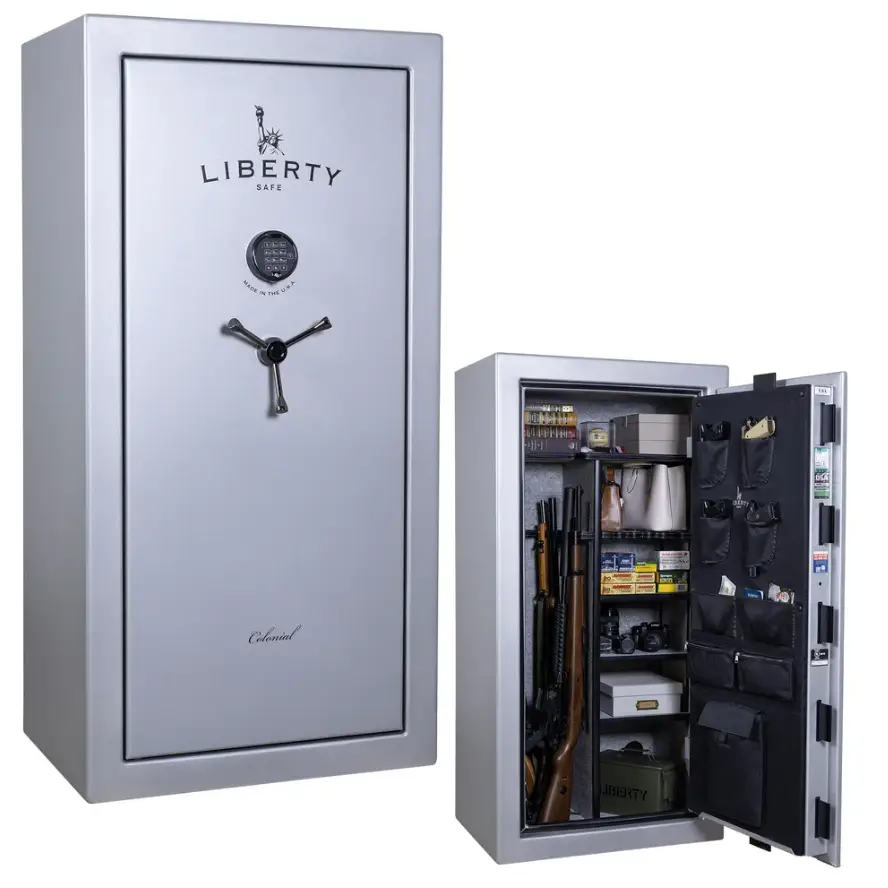 Colonial 23 - Glacier Steel- Electronic Lock - Gun Safe