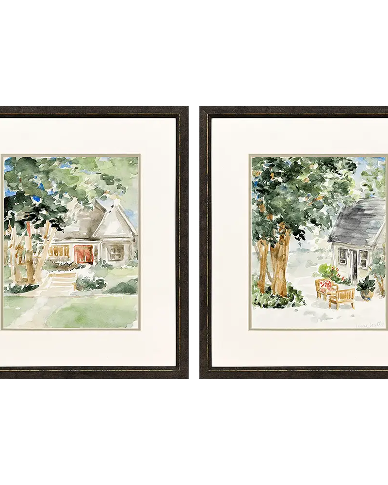 Country Houses Set of 2 - Artwork