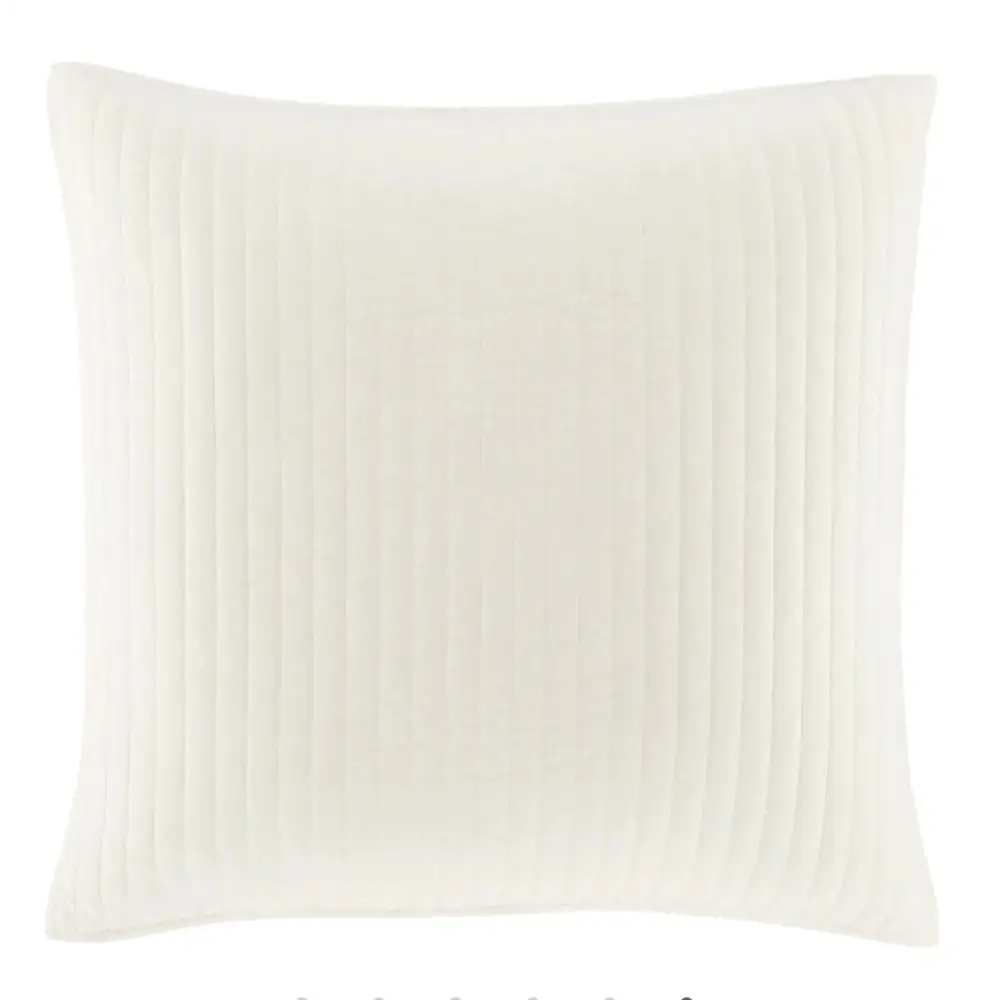 Cozy Cotton Puff Ivory - Euro Sham - Bedding