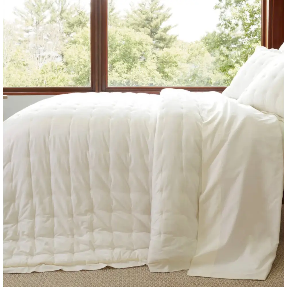 Cozy Cotton Puff Ivory - Queen Quilt - Bedding