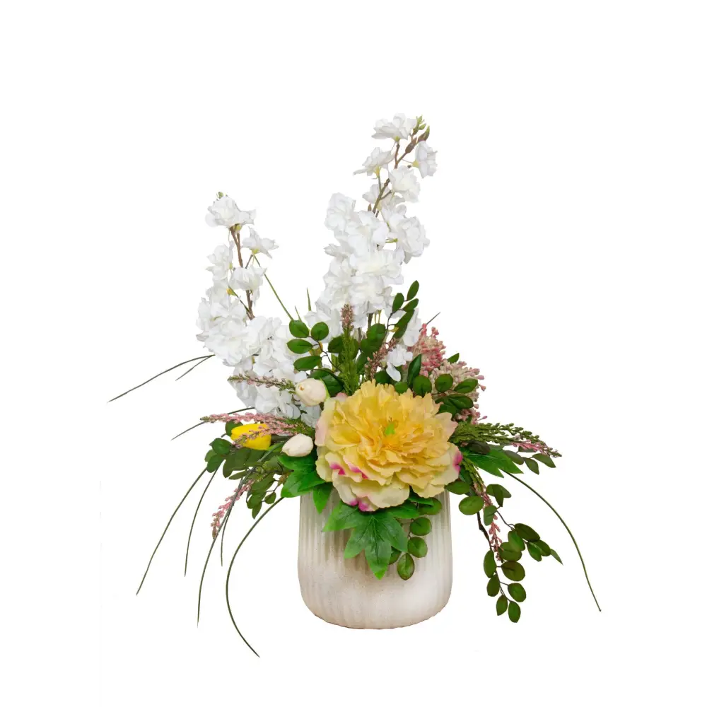 Delphinium Peony Tulip Arrangement - Floral Arrangement