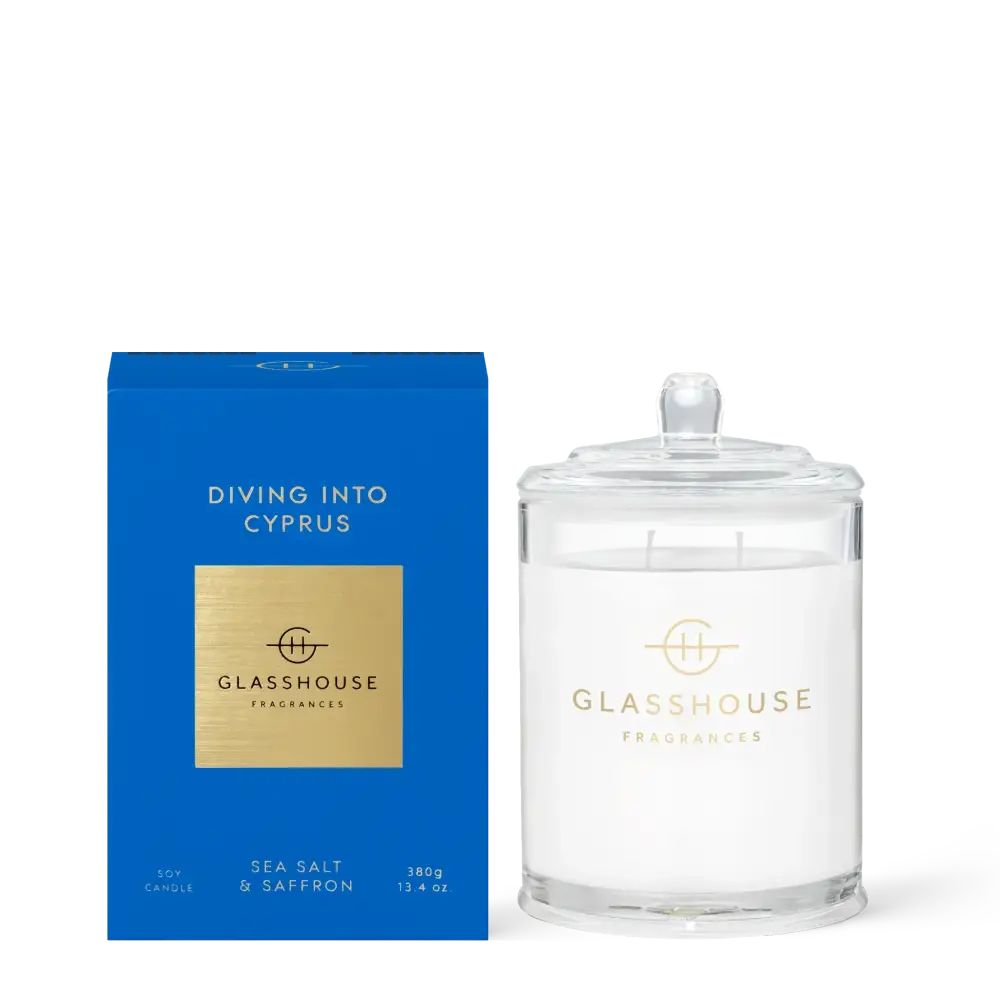 Diving Into Cyprus Fragrance - 13.4 oz. Candle - Candle