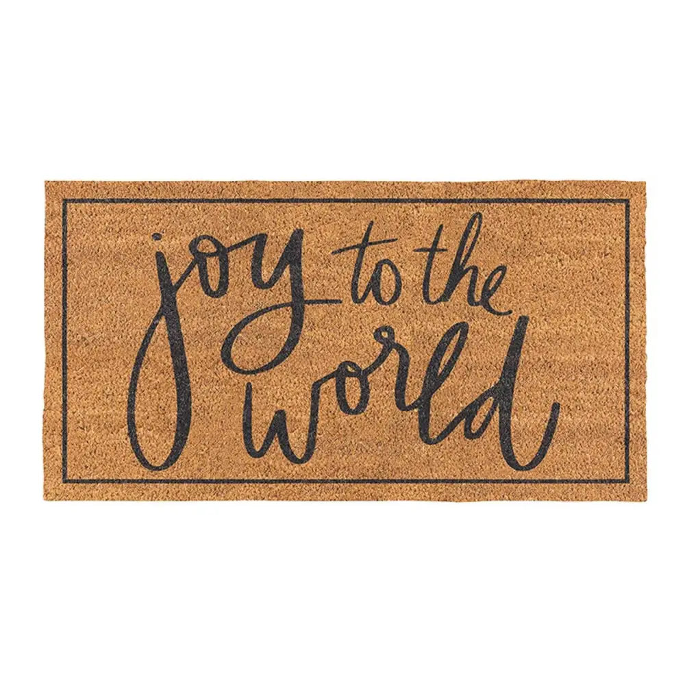 Doormat Joy To The World Christmas Doormat