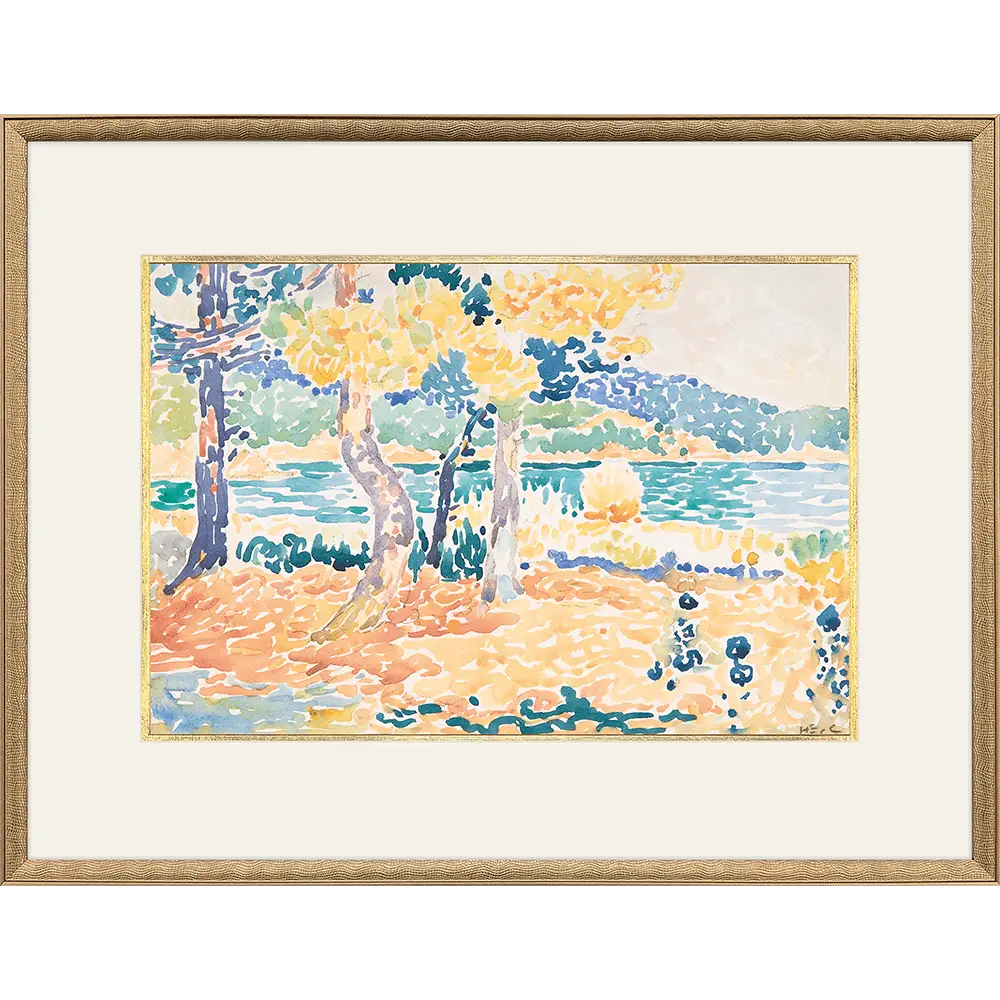 Early Pines on Coastline - Artwork