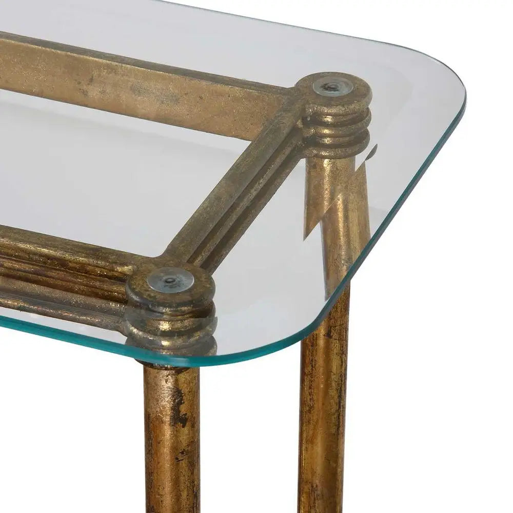 Elenio Gold Console Table - Console Table