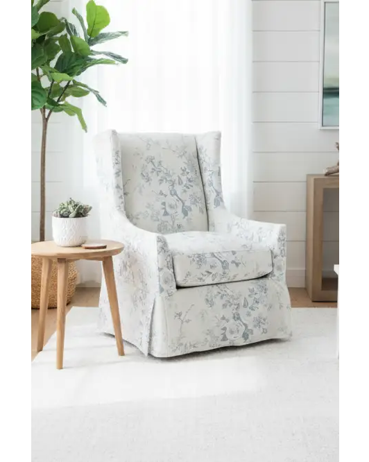 Ellory Slipcover Chair - Swivel Chair