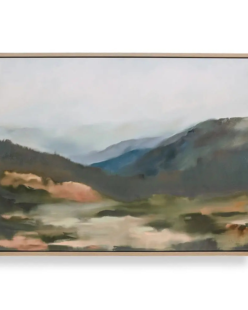 Fading Memory Framed Canvas - Artwork