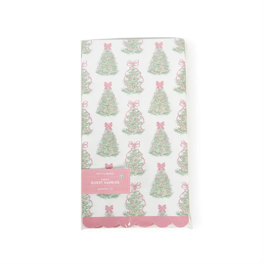 Fancy and Festive 3-Ply Paper Dinner Napkin / Guest Towel - Christmas