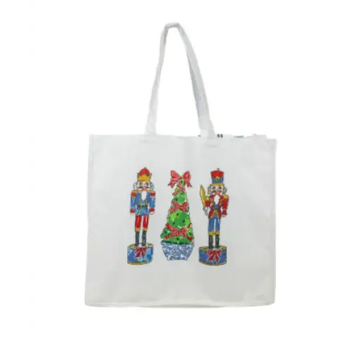 Festive Nutcracker Large Tote - CHRISTMAS BAG