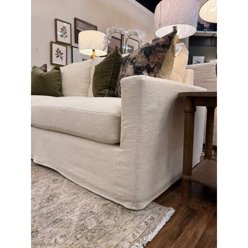 Finn Long Slipcover Sofa - Sofa