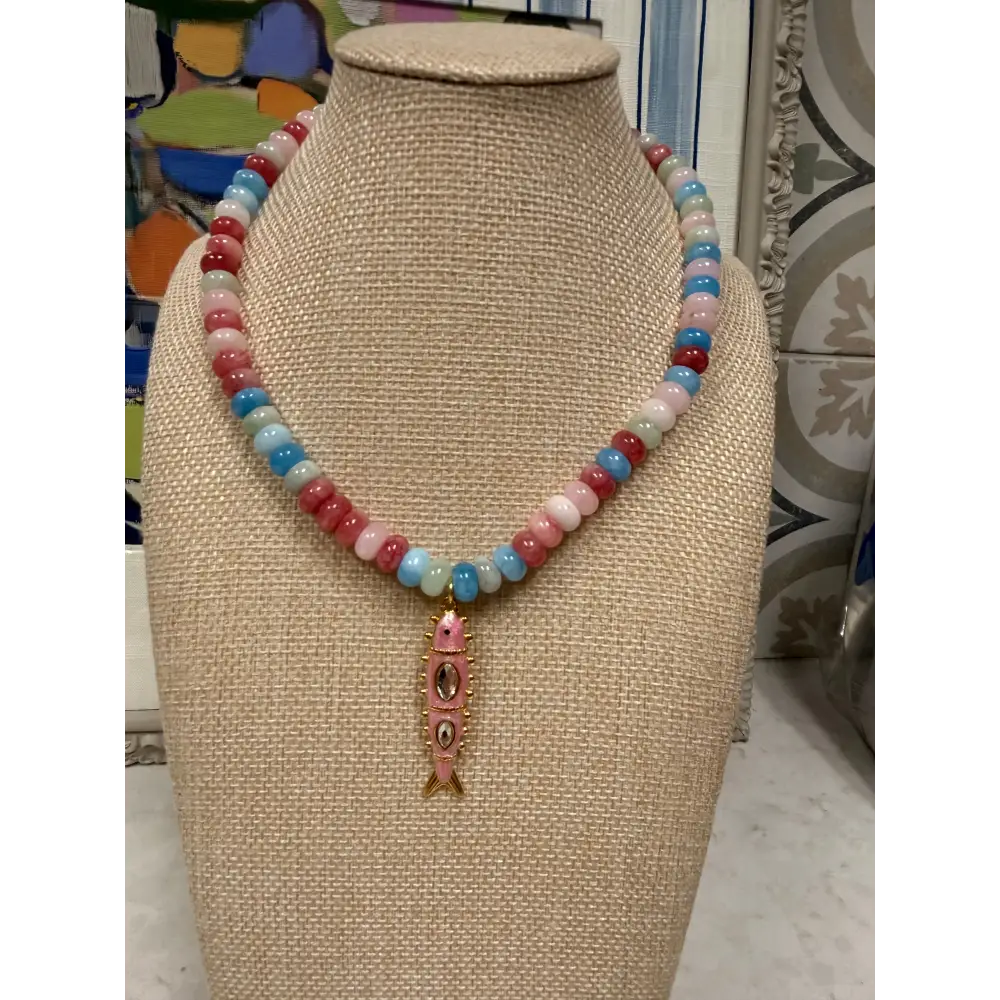 Fish Pendant Necklace - 1 - Necklace