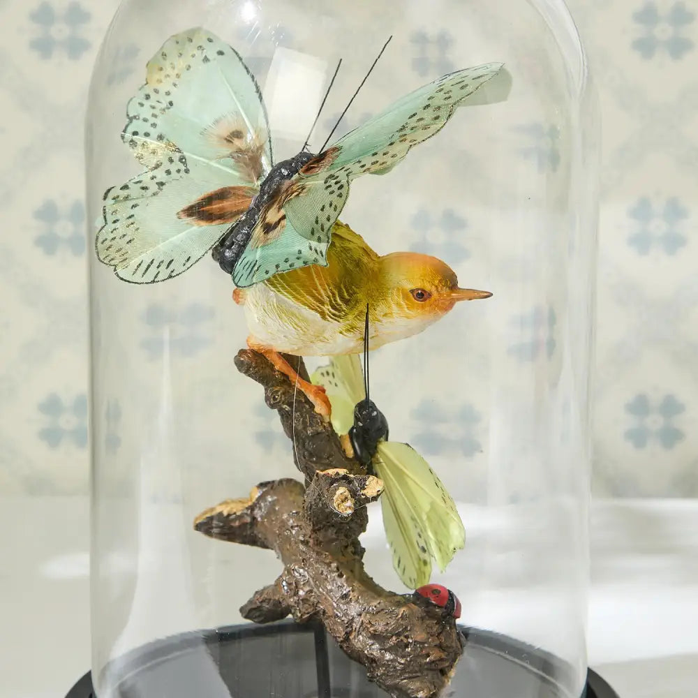 Flora and Fauna Butterfly and Bird Sculpture - DECOR