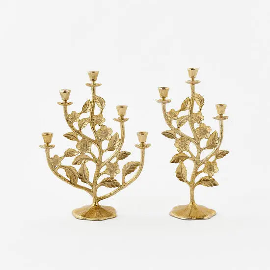 Floral Candelabra Candleholder