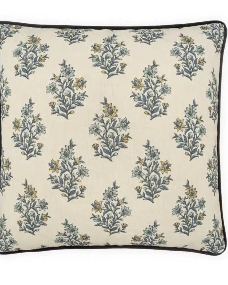 Floren Blue 24” Throw Pillow