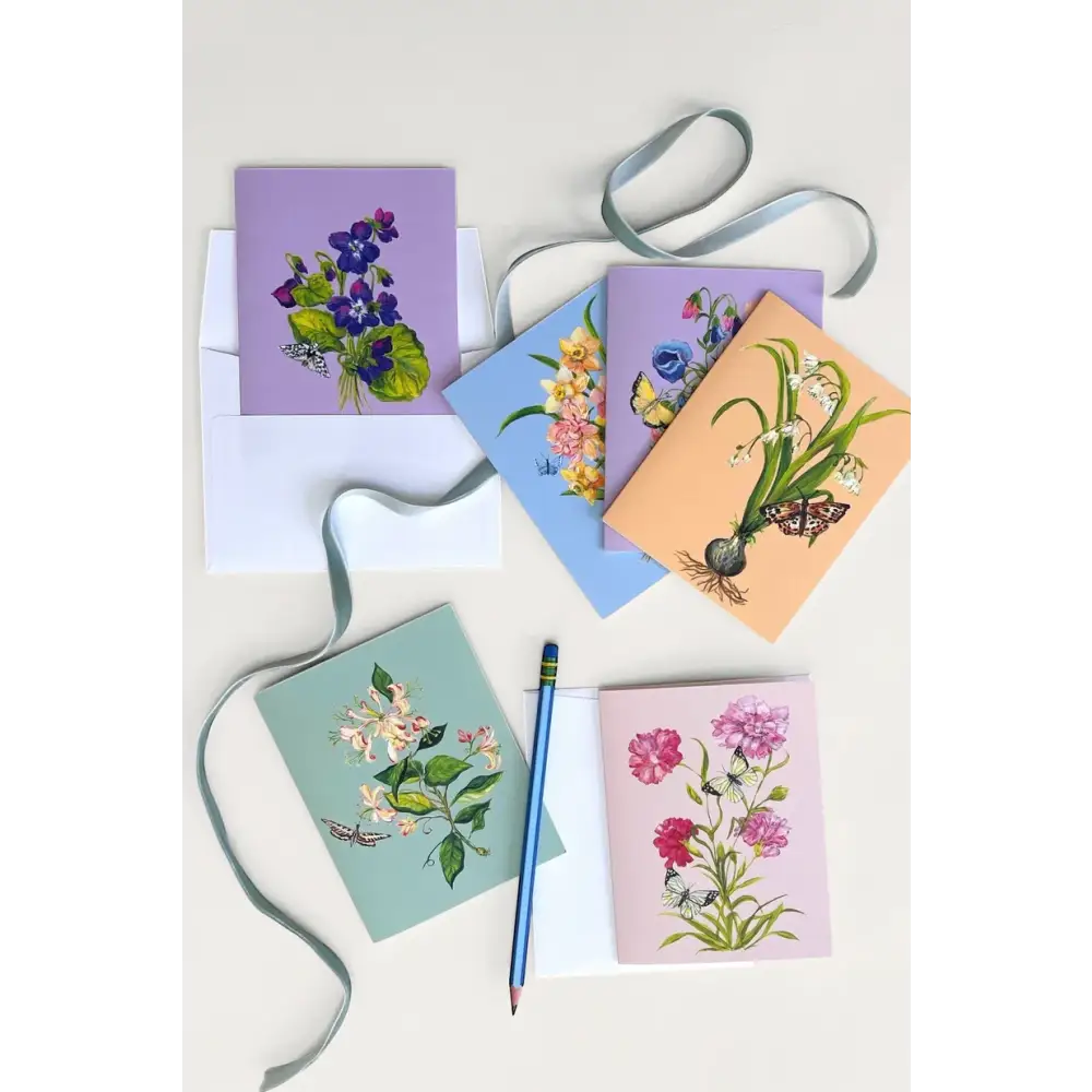 Flowers + Pollinators Card Set | Part 1 - Cards