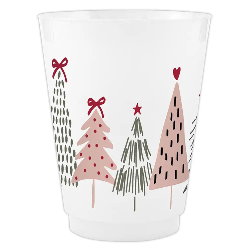 Frost Cups Christmas Trees Set of 8 Christmas Cup