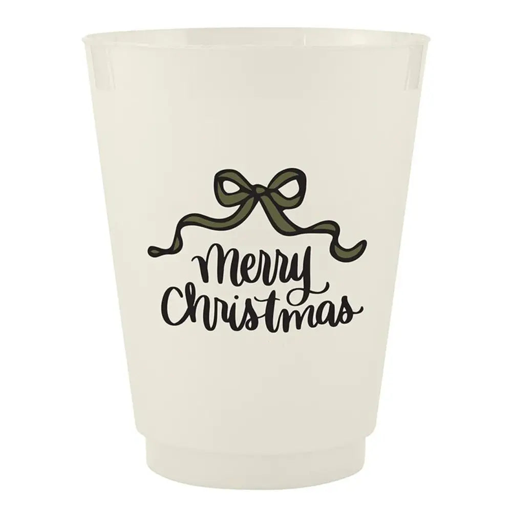 Frost Cups Merry Christmas Set of 8 Christmas Cup