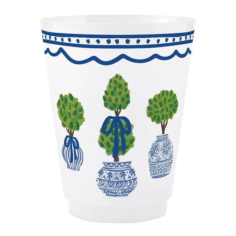 Frost Cups - Topiary - Set of 8 - Cups
