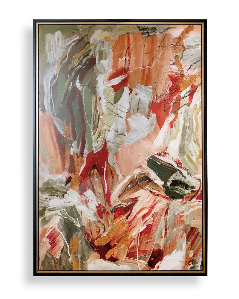 Garden City Framed Canvas - Artwork