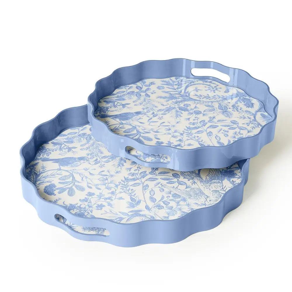 Gilded Cottage Scalloped Tray - Large - Tray