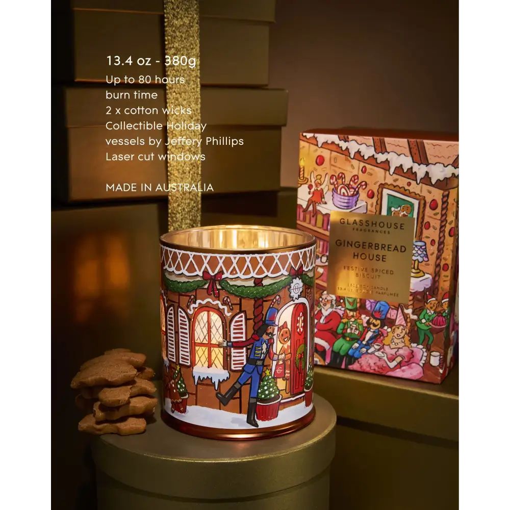 Gingerbread House Candle - 13.4 oz. - Christmas Fragrance